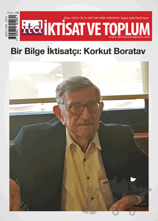 İktisat ve Toplum Dergisi Sayı: 108 Ekim 2019