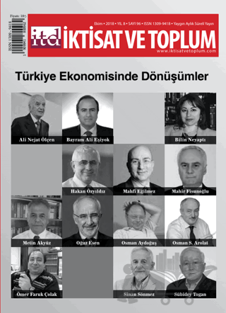 İktisat ve Toplum Dergisi Sayı: 96 Ekim 2018