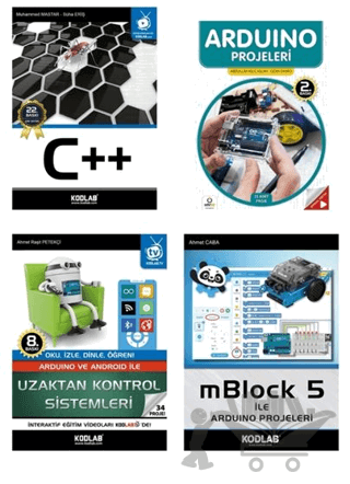 Projeler İle Arduino Eğitim Seti (4 Kitap Takım)