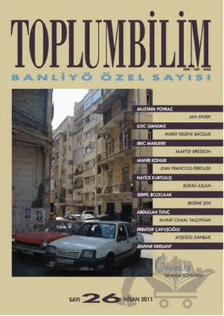 Toplumbilim Sayı: 26 Banliyö Özel Sayısı