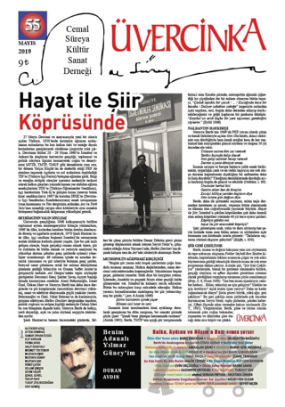 Üvercinka Dergisi Sayı: 55 Mayıs 2019