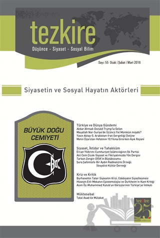 Tezkire Dergisi Sayı: 55 Ocak-Şubat-Mart 2016