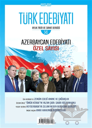 Türk Edebiyatı Dergisi Sayı: 545 Mart 2019