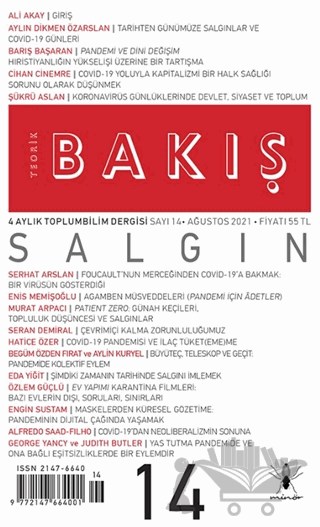 Teorik Bakış Sayı: 14 Salgın