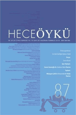 Hece Öykü Dergisi Sayı: 87 (Haziran-Temmuz 2018)