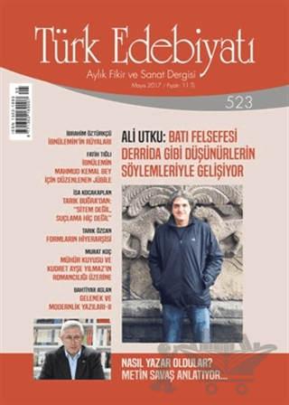 Türk Edebiyatı Dergisi Sayı: 523 Mayıs 2017