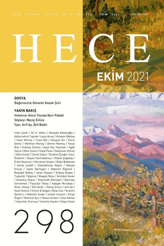 Hece Edebiyat Dergisi Sayı: 298 Ekim 2021
