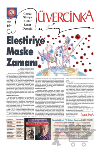Üvercinka Dergisi Sayı: 78 Nisan 2021