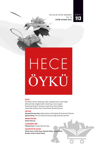 Hece Öykü Dergisi Sayı: 113 Ekim - Kasım 2022