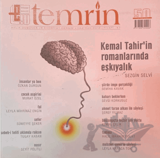 Temrin Düşünce ve Edebiyat Dergisi Sayı: 50 Haziran 2012