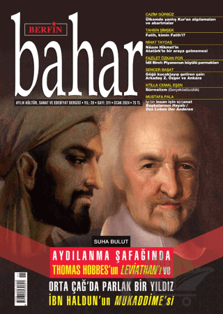Berfin Bahar Aylık Kültür Sanat ve Edebiyat Dergisi Sayı: 311 Ocak 2024