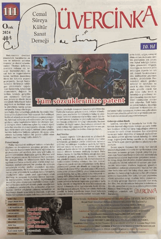 Üvercinka Dergisi Sayı: 111 Ocak 2024