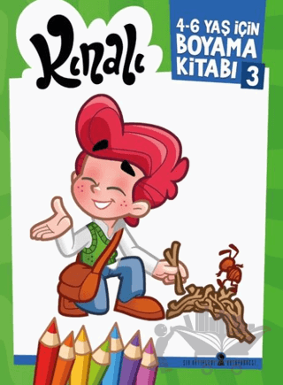 Kınalı 4 - 6 Yaş İçin Boyama Kitabı - 3
