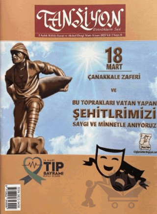 Tansiyon Aylık Kültür Sanat ve Aktüel Dergisi Sayı: 8 Mart - Nisan 2023