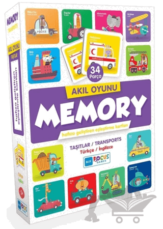34 Parça Memory Taşıtlar Akıl Oyunu