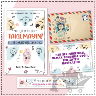 Çocuklar İçin Psikolojik Destek Serisi - Çocuklarda Obsesif Kompulsif Kişilik Bozukluğu - Kartpostal ve Ayraç