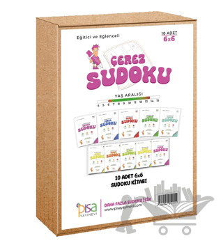 6X6 Eğitici ve Eğlenceli 10 Adet Çerez Sudoku Set