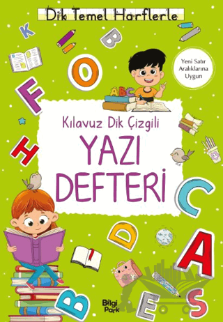 Kılavuz Dik Çizgili Yazı Defteri (Büyük Boy)
