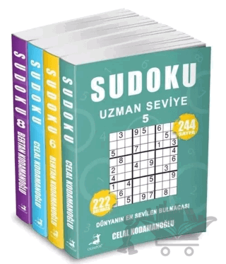 Sudoku Uzman Seviye Seti 2 - 4 Kitap Takım