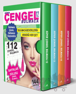 Süper Çengel Bulmaca 4 Kitap Kutulu Set