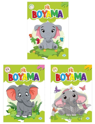 Fil Boyama Seti (3 Kitap)