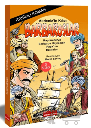 Akdeniz'in Kılıcı Barbaroslar (Resimli 3 Kitap Set)