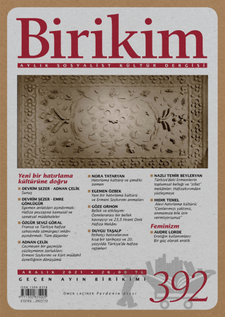 Birikim Aylık Sosyalist Kültür Dergisi Sayı: 392 Aralık 2021