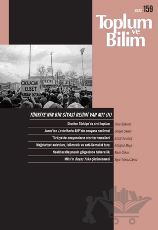 Toplum ve Bilim Dergisi Sayı: 159