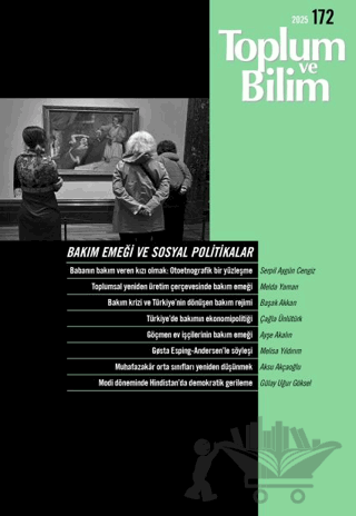 Toplum ve Bilim Dergisi Sayı: 172