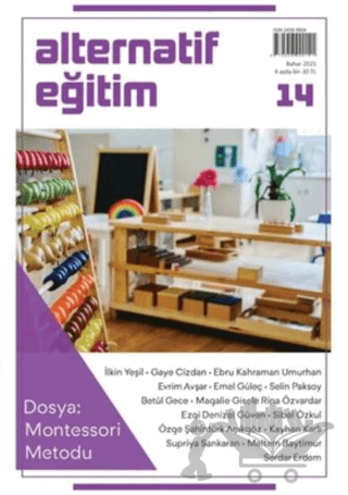 Alternatif Eğitim Dergisi 14. Sayı - Dosya: Montessori Metodu