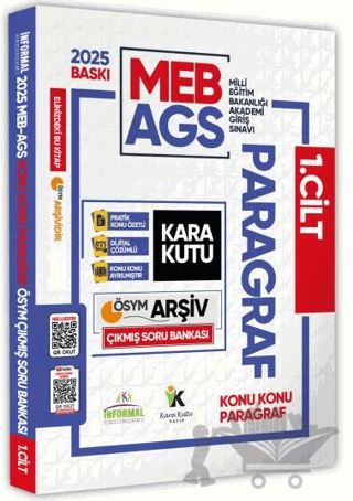 2025 MEB-AGS Türkçenin Kara Kutusu Paragraf 1 Konu Konu ÖSYM Çıkmış Soru Bankası Video/PDF Çözümlü
