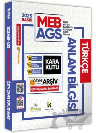 2025 MEB-AGS Türkçenin Kara Kutusu Anlam Bilgisi (Sözcük-Cümle) Çıkmış Soru Bankası Video/ PDF Çözümlü