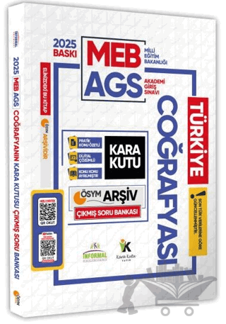 2025 MEB-AGS Coğrafya'nın Kara Kutusu ÖSYM Çıkmış Soru Havuzu Bankası Konu Özetli Video/PDF Çözümlü