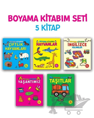 Boyama Kitabım Seti - 5 Kitap