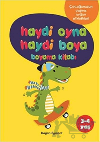 Haydi Oyna Haydi Boya Boyama Kitabı 2 (3-4 Yaş)