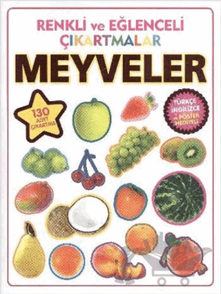 Renkli ve Eğlenceli Çıkartmalar - Meyveler (Fruits)