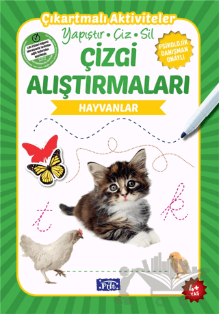 Çizgi Alıştırmaları - Hayvanlar (4 Yaş)