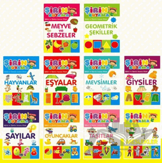 Şirin Boyama (10 Kitap Takım)