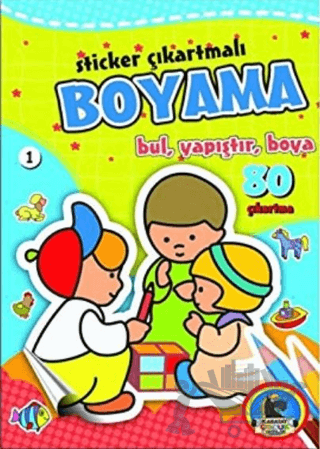 Sticker Çıkartmalı Boyama (6 Kitap Takım)