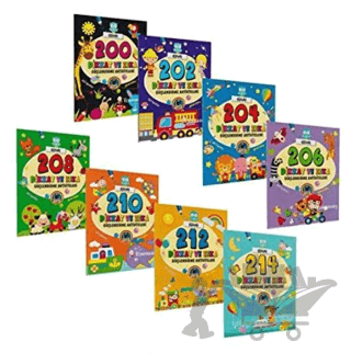 Dikkat ve Zeka Güçlendirme Aktiviteleri (8 Kitap Takım)