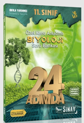 11. Sınıf Biyoloji 24 Adımda Özel Konu Anlatımlı Soru Bankası
