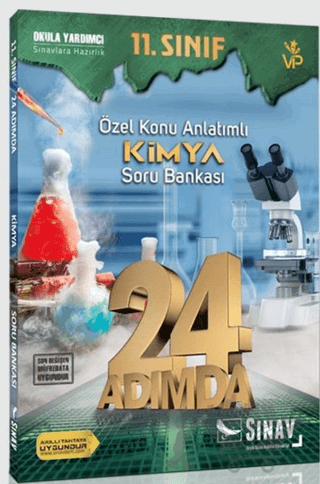 11. Sınıf Kimya 24 Adımda Özel Konu Anlatımlı Soru Bankası