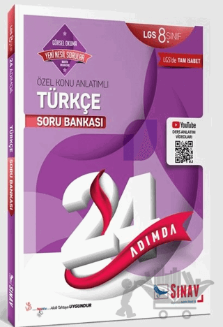8. Sınıf 24 Adımda Türkçe Soru Bankası
