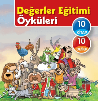 Değerler Eğitimi Öyküleri (10 Kitaplık Set)