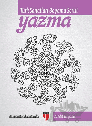 Yazma - Türk Sanatları Boyama Serisi 20 Adet Kartpostal