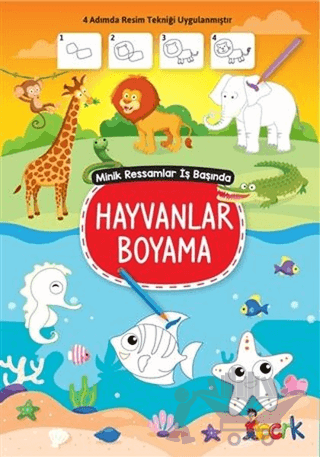Hayvanlar Boyama - Minik Ressamlar İş Başında