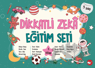 Dikkatli Zeka Eğitim Seti 3. Kitap - 5 Yaş