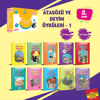 Atasözü ve Deyim Öyküleri -1 (10 Kitap + Değerlendirme Testi)