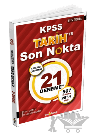 KPSS Tarihte Son Nokta 21 Çözümlü Deneme