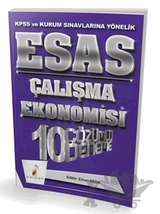 2018 KPSS ve Kurum Sınavlarına Yönelik Esas Çalışma Ekonomisi 10 Çözümlü Deneme